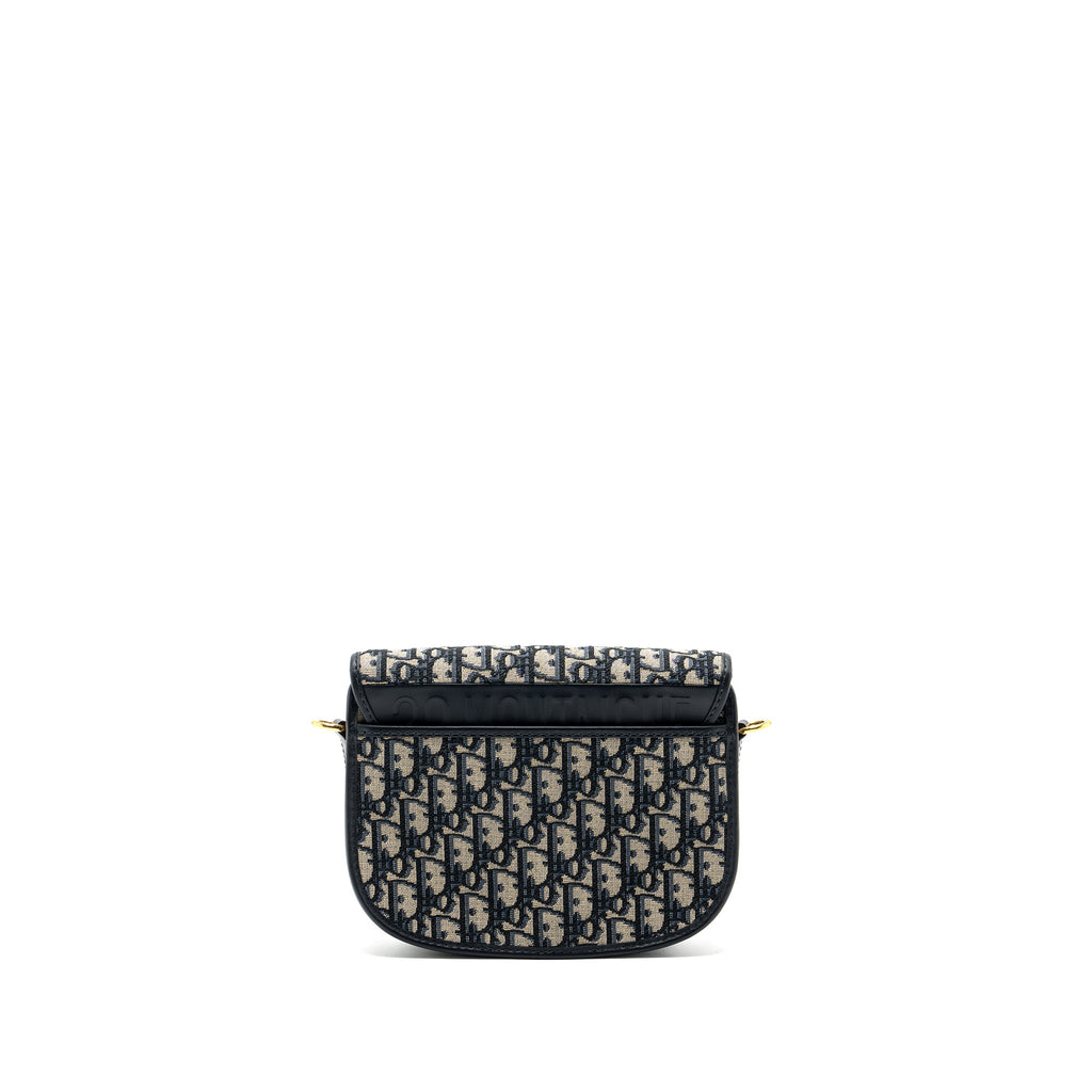 DIOR BOBBY BAG BLUE DIOR OBLIQUE JACQUARD GHW