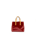 LOUIS VUITTON VERNICE CATALINA BB TOTE BAG PATENT RED GHW