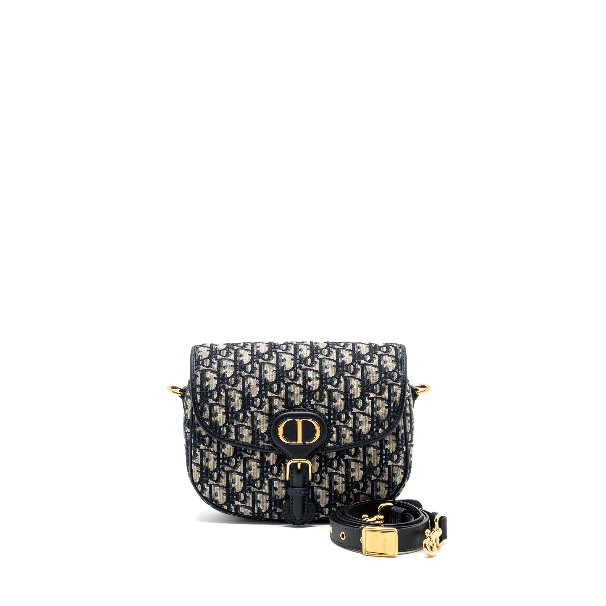 DIOR BOBBY BAG BLUE DIOR OBLIQUE JACQUARD GHW