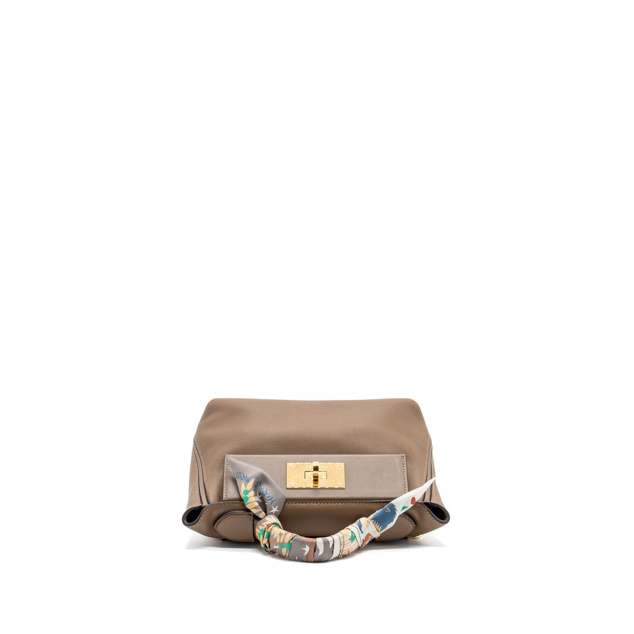 HERMES MINI 24/24 2424-21 EVERCOLOR/SWIFT D0 BEIGE DE WEIMAR GHW