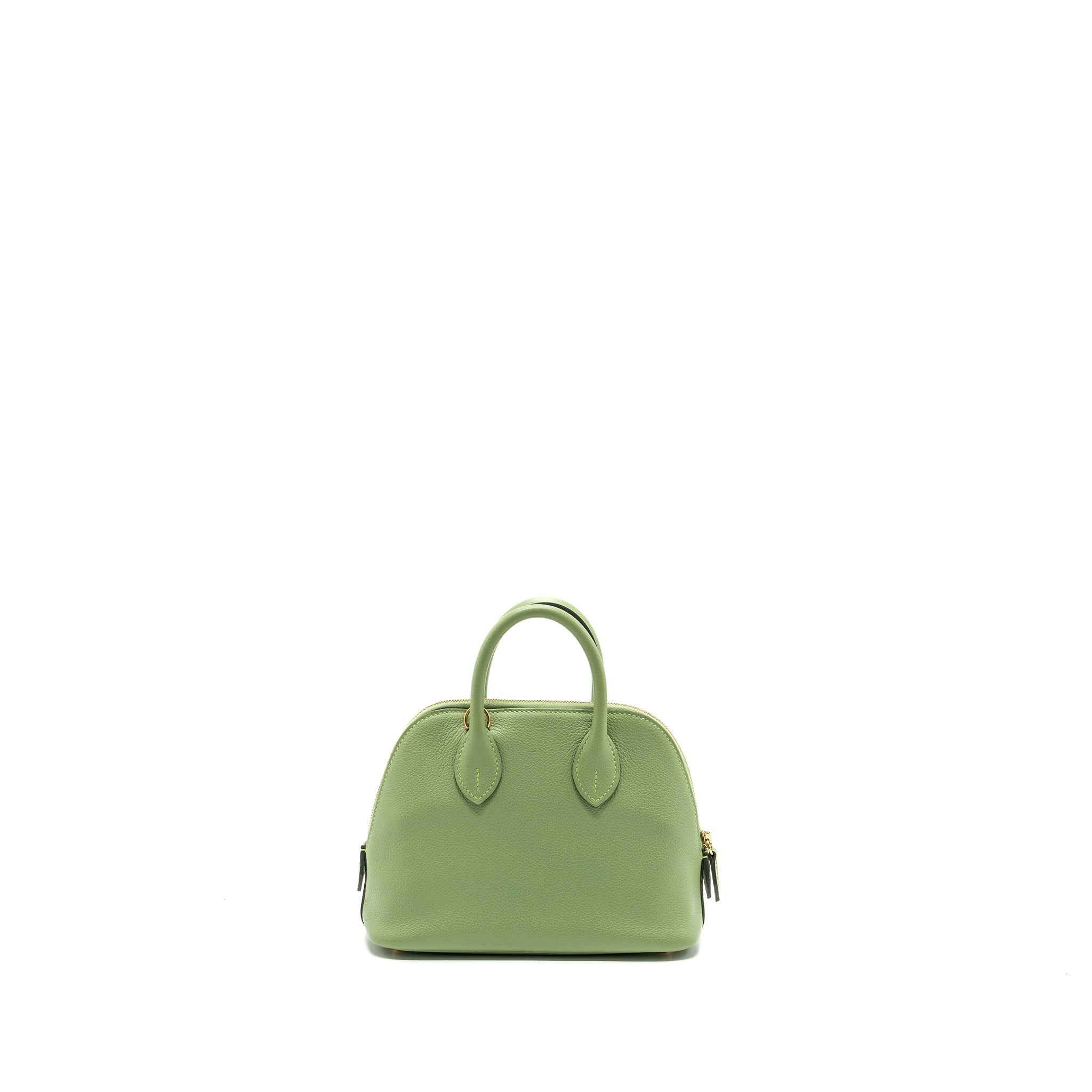 HERMES MINI BOLIDE EVERCOLOR VERT CRIQUET GWH