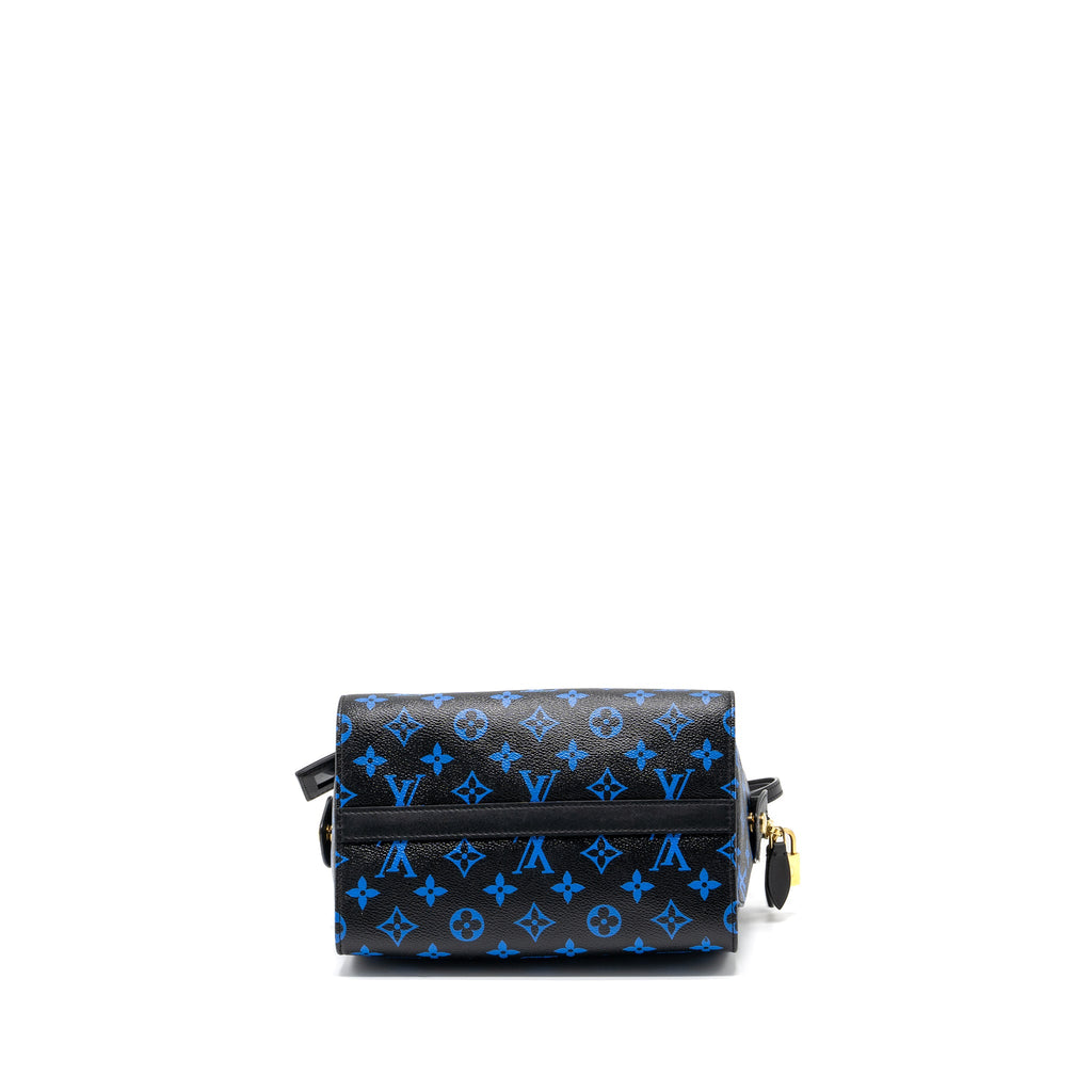 LOUIS VUITTON SPEEDY AMAZON COLOURED MONOGRAM CANVAS BLUE/BLACK GHW