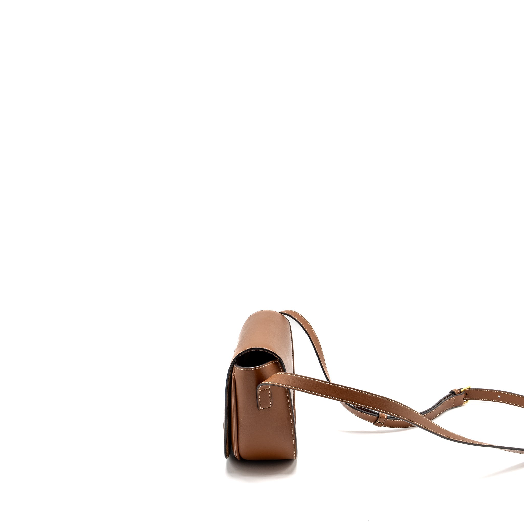 CELINE FOLCO CUIR TRIOMPHE SMOOTH CALFSKIN TAN GHW