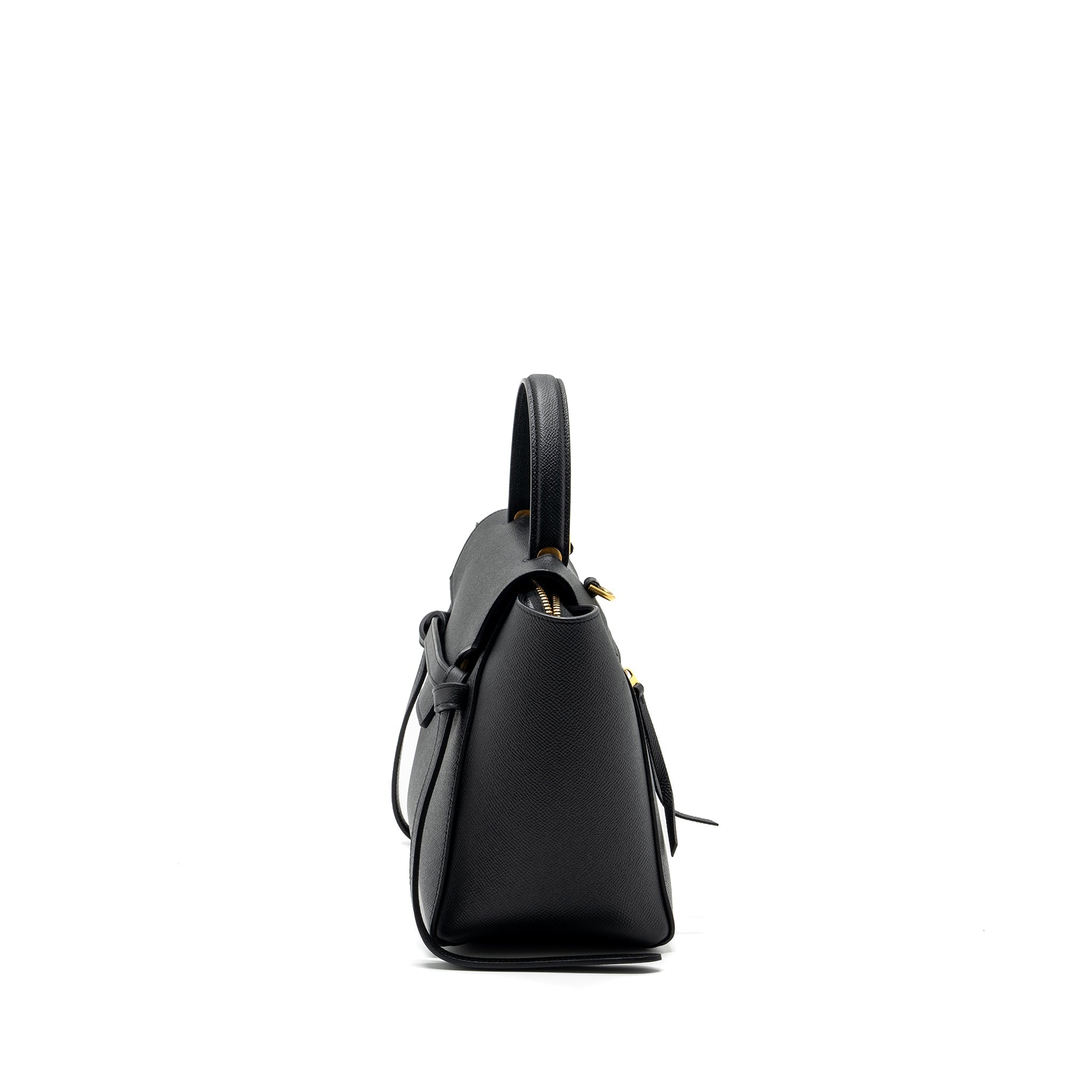 CELINE MICRO BELT BAG CALFSKIN BLACK GHW