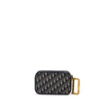 DIOR DIORQUAKE POUCH WITH CLUTCH OBLIQUE JACQUARD CANVAS BLUE GHW