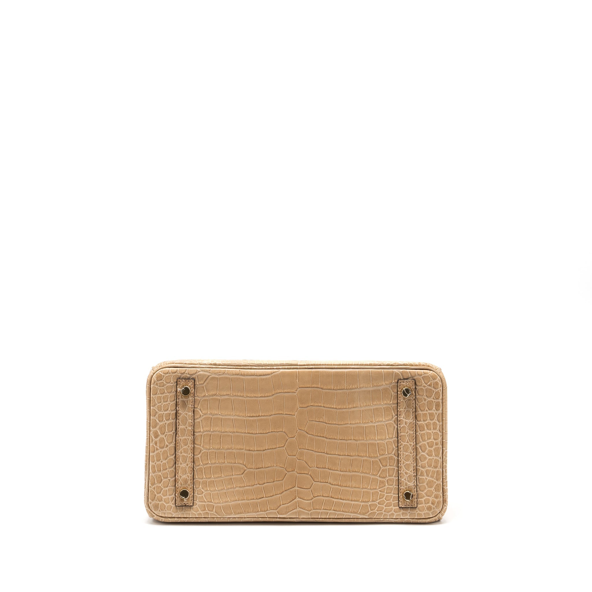 HERMES BIRKIN 30 MATTE CROCODILE POROSUS CHAI GHW