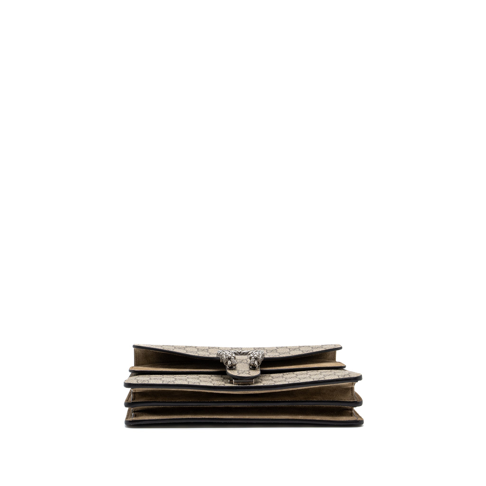 GUCCI DIONYSUS SHOULDER BAG GG SUPREME CANVAS / SUEDE LEATHER BEIGE SHW