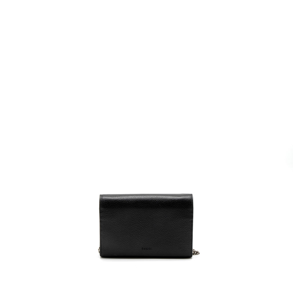 GUCCI DIONYSUS MINI CHAIN BAG CALFSKIN BLACK SHW