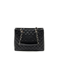 CHANEL GRAND SHOPPING TOTE CAVIAR BLACK SHW