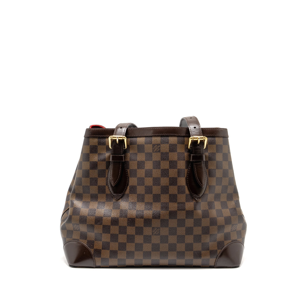 LOUIS VUITTON HEMPSTEAD TOTE BAG DAMIER EBENE GHW