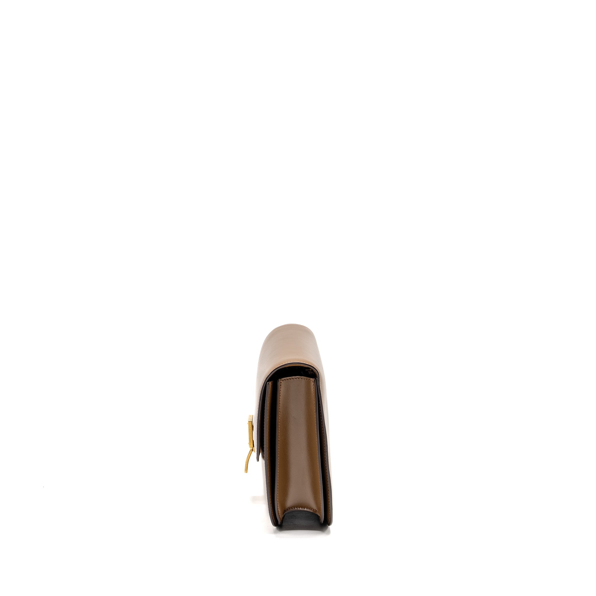 CELINE MEDIUM CLASSIC BOX CALFSKIN CAMEL GHW