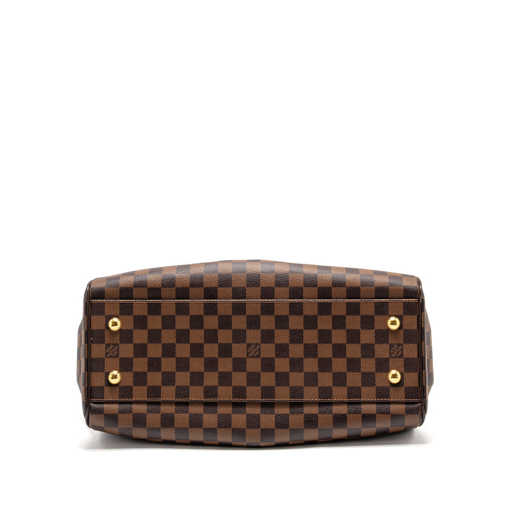 LOUIS VUITTON TREVI GM HANDBAG DAMIER EBENE GHW