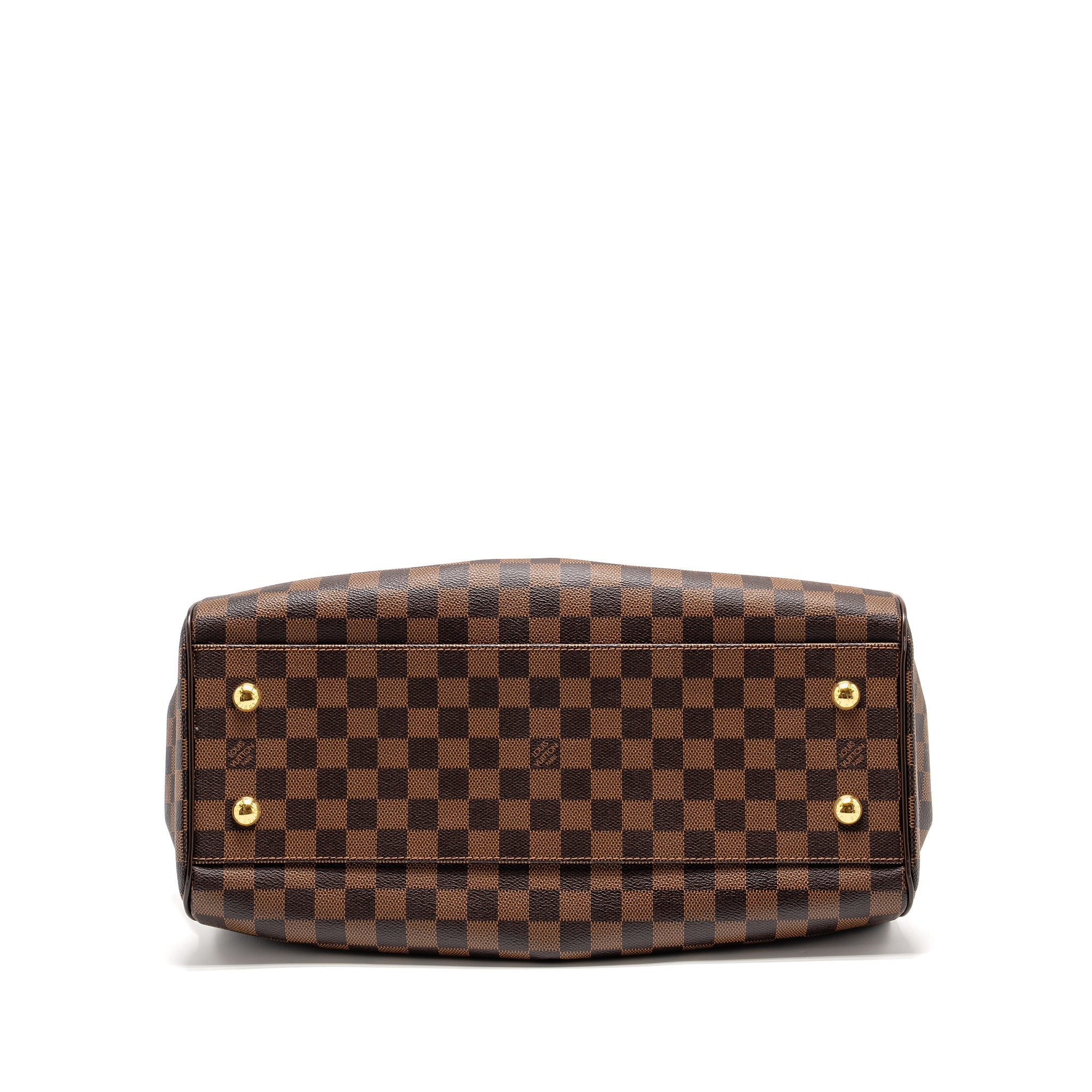 LOUIS VUITTON TREVI GM HANDBAG DAMIER EBENE GHW