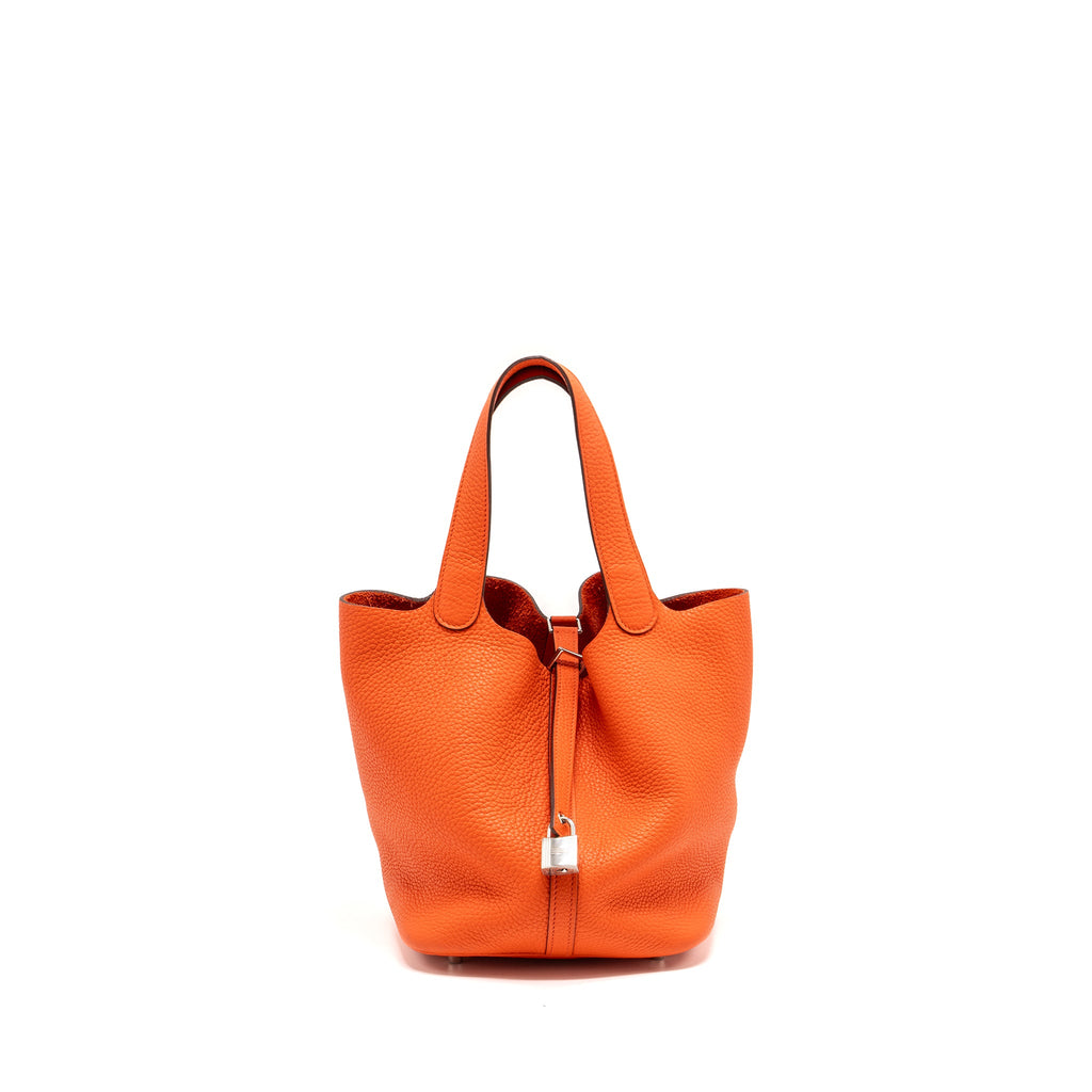 HERMES PICOTIN 22 LOCK BAG CLEMENCE FEU SHW