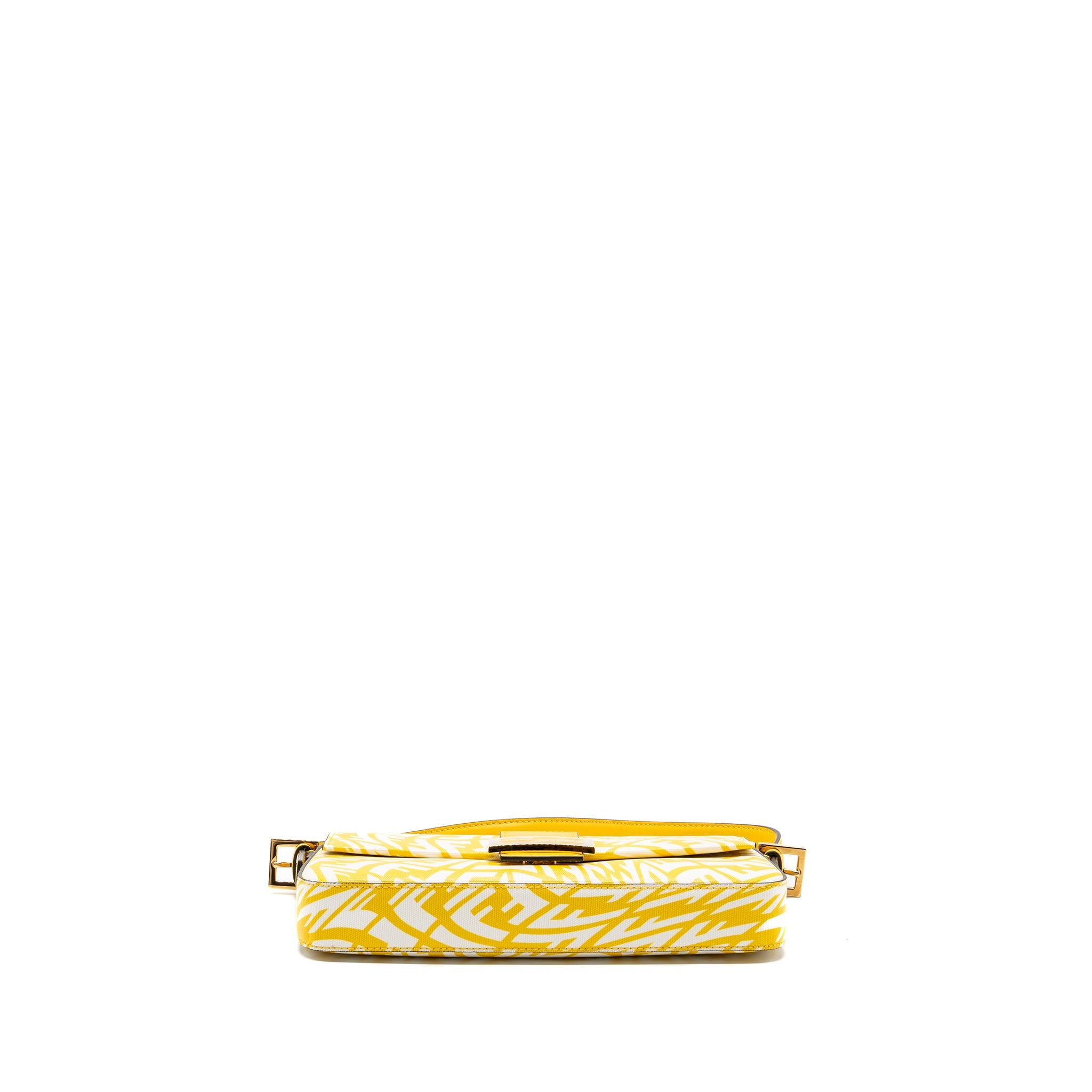 FENDI BAGUETTE 1997 CANVAS VETRIFICATO/FF VERTIGO PRINT GHW