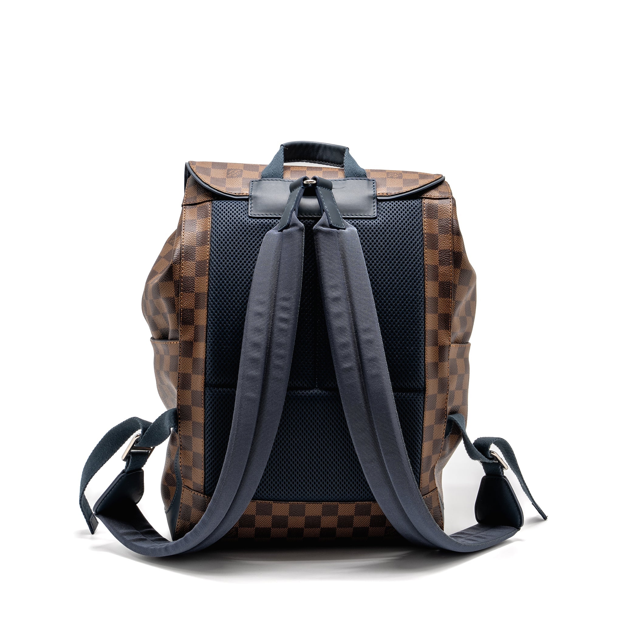 LOUIS VUITTON RUNNER BACKPACK DAMIER EBENE CANVAS/LEATHER SHW