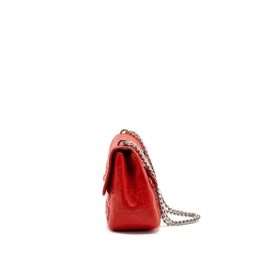 DIOR MISS DIOR SHOULDER BAG LAMBSKIN RED SHW