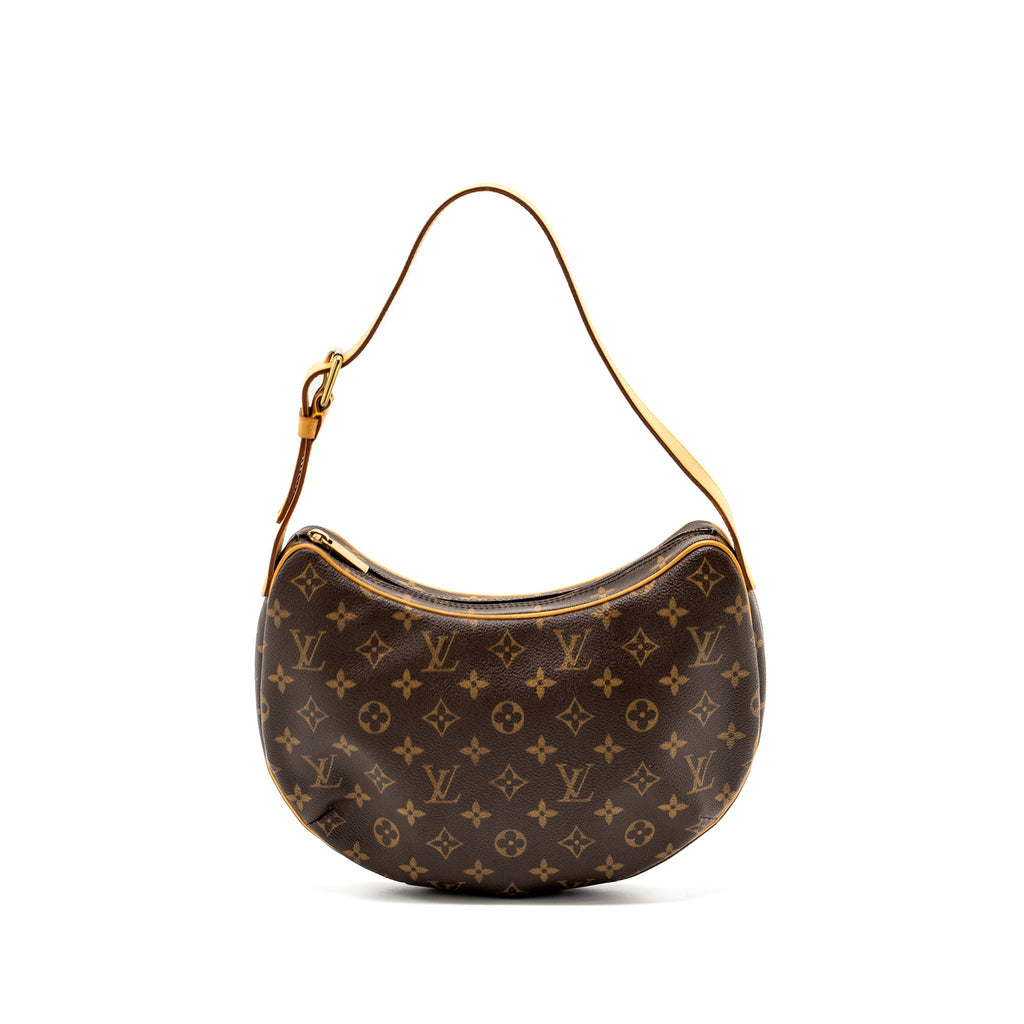 LOUIS VUITTON VINTAGE LOOP SHOULDER BAG MONOGRAM CANVAS GHW
