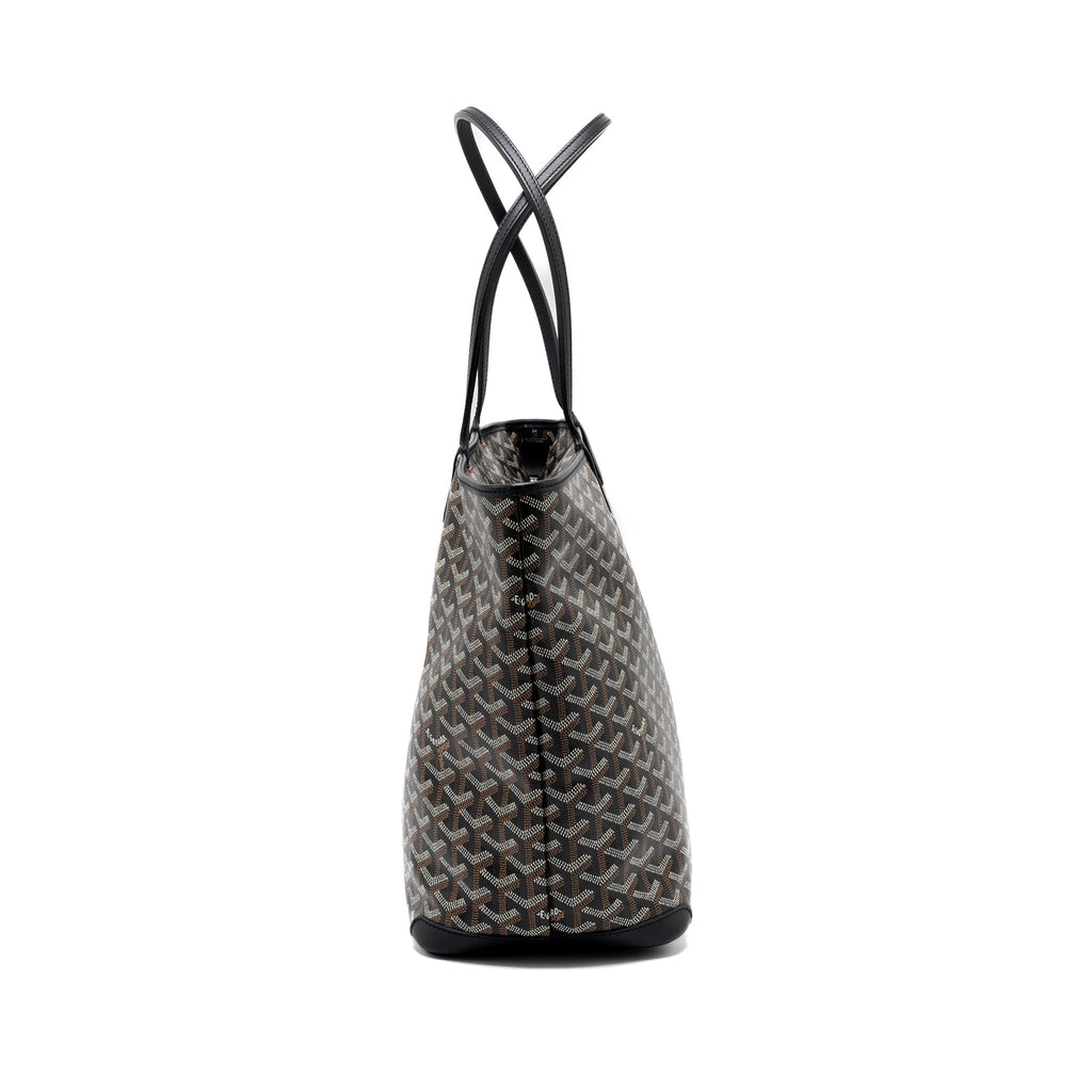 GOYARD ARTOIS TOTE GOYARDINE CANVAS BLACK SHW