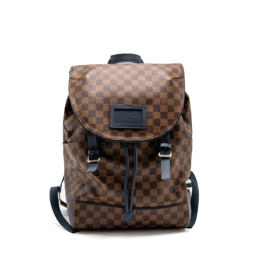 LOUIS VUITTON RUNNER BACKPACK DAMIER EBENE CANVAS/LEATHER SHW