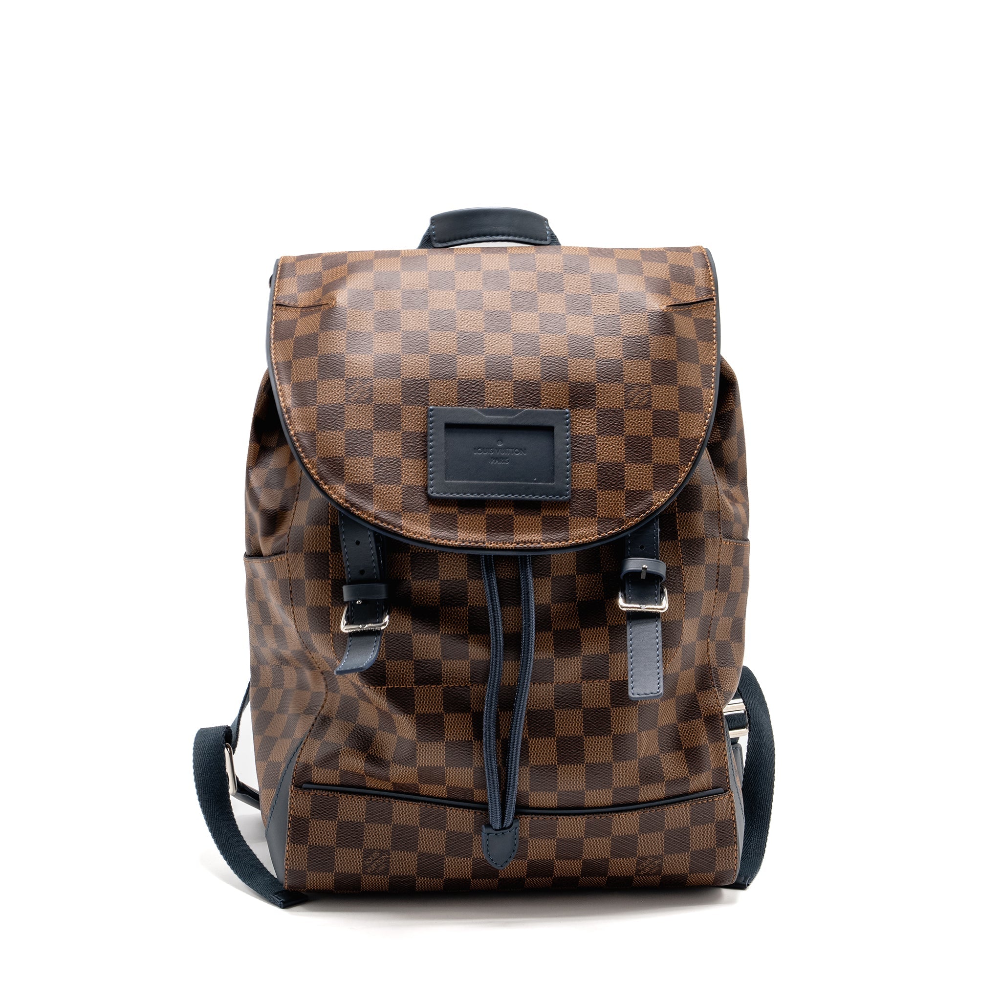 LOUIS VUITTON RUNNER BACKPACK DAMIER EBENE CANVAS/LEATHER SHW