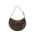 LOUIS VUITTON VINTAGE LOOP SHOULDER BAG MONOGRAM CANVAS GHW