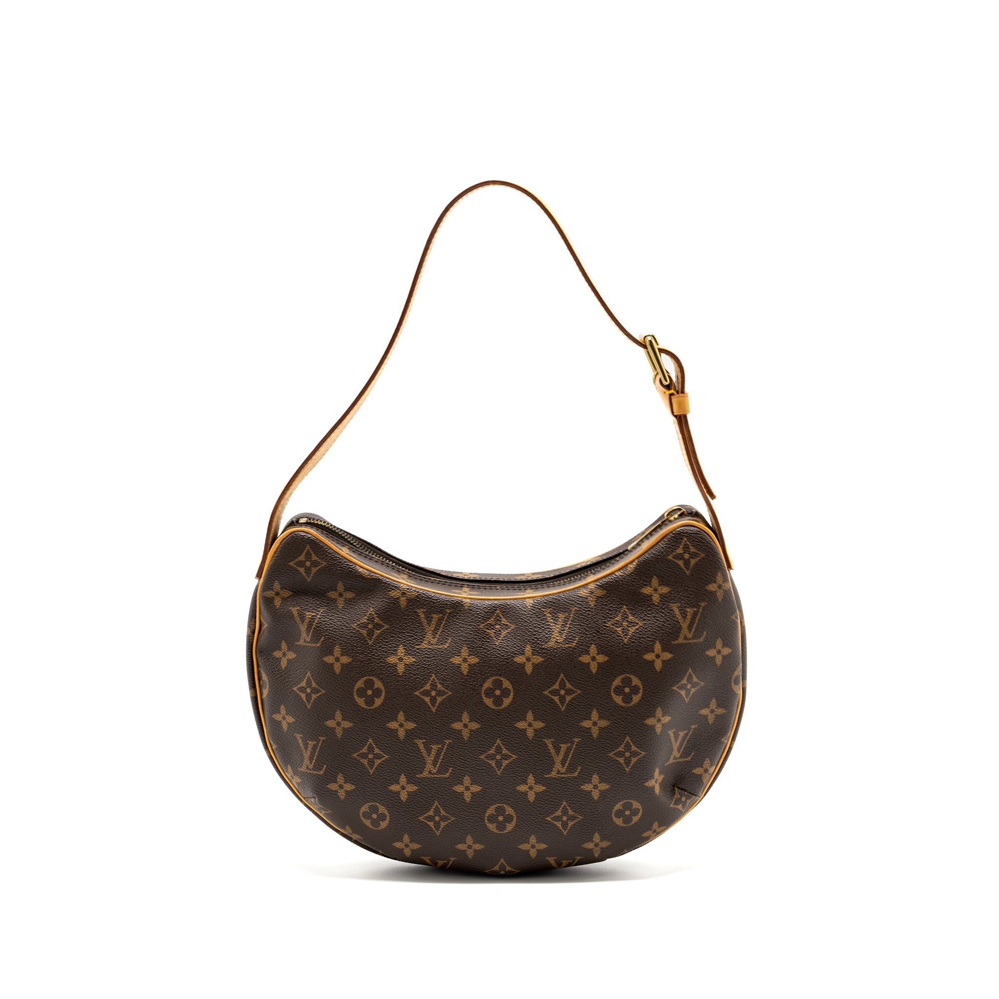 LOUIS VUITTON VINTAGE LOOP SHOULDER BAG MONOGRAM CANVAS GHW