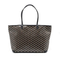 GOYARD ARTOIS TOTE GOYARDINE CANVAS BLACK SHW