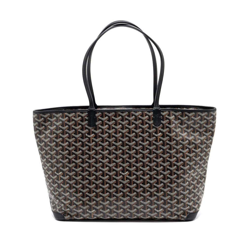 GOYARD ARTOIS TOTE GOYARDINE CANVAS BLACK SHW