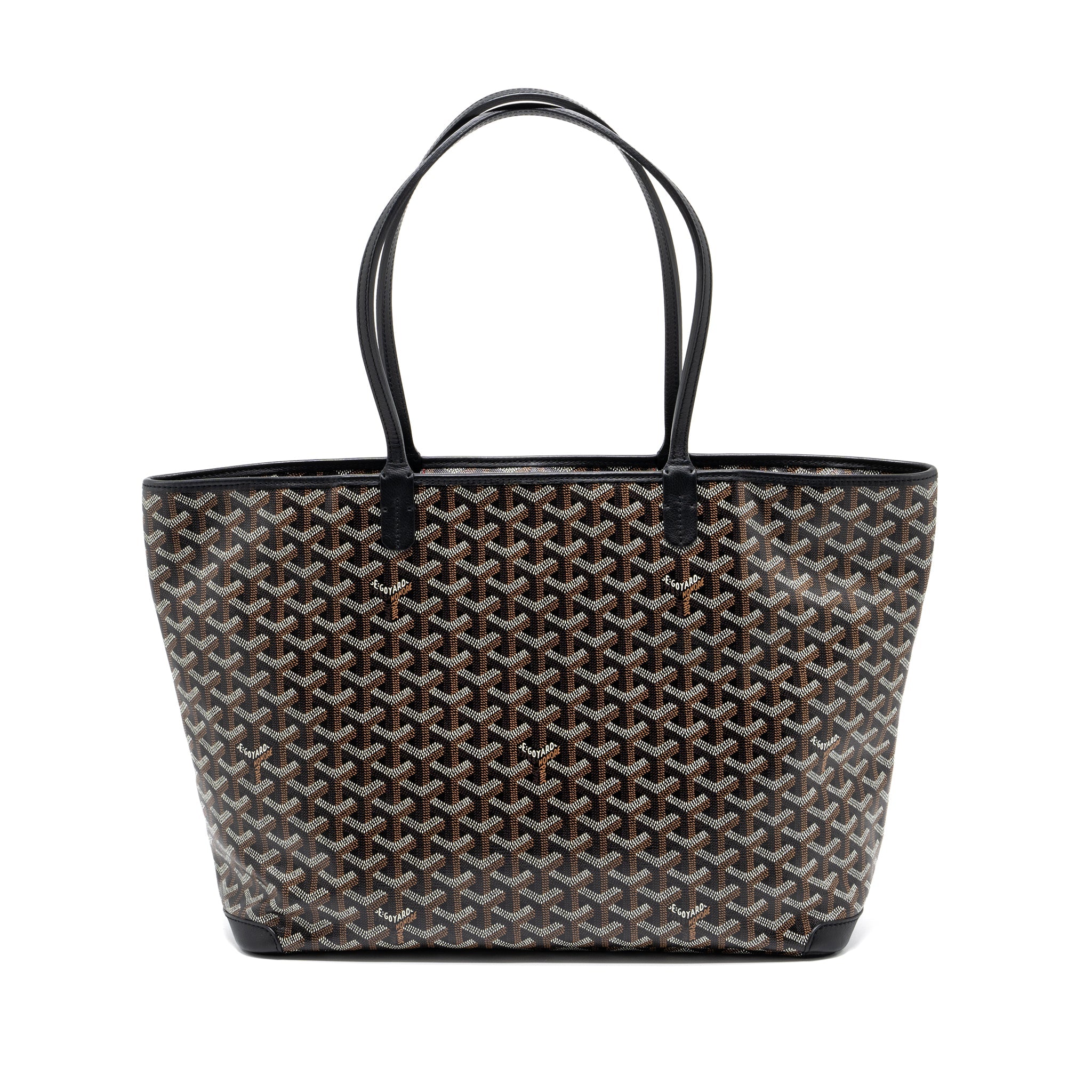 GOYARD ARTOIS TOTE GOYARDINE CANVAS BLACK SHW