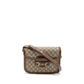 GUCCI HORSEBIT 1955 SHOULDER BAG GG SUPREME CANVAS / LEATHER BROWN GHW