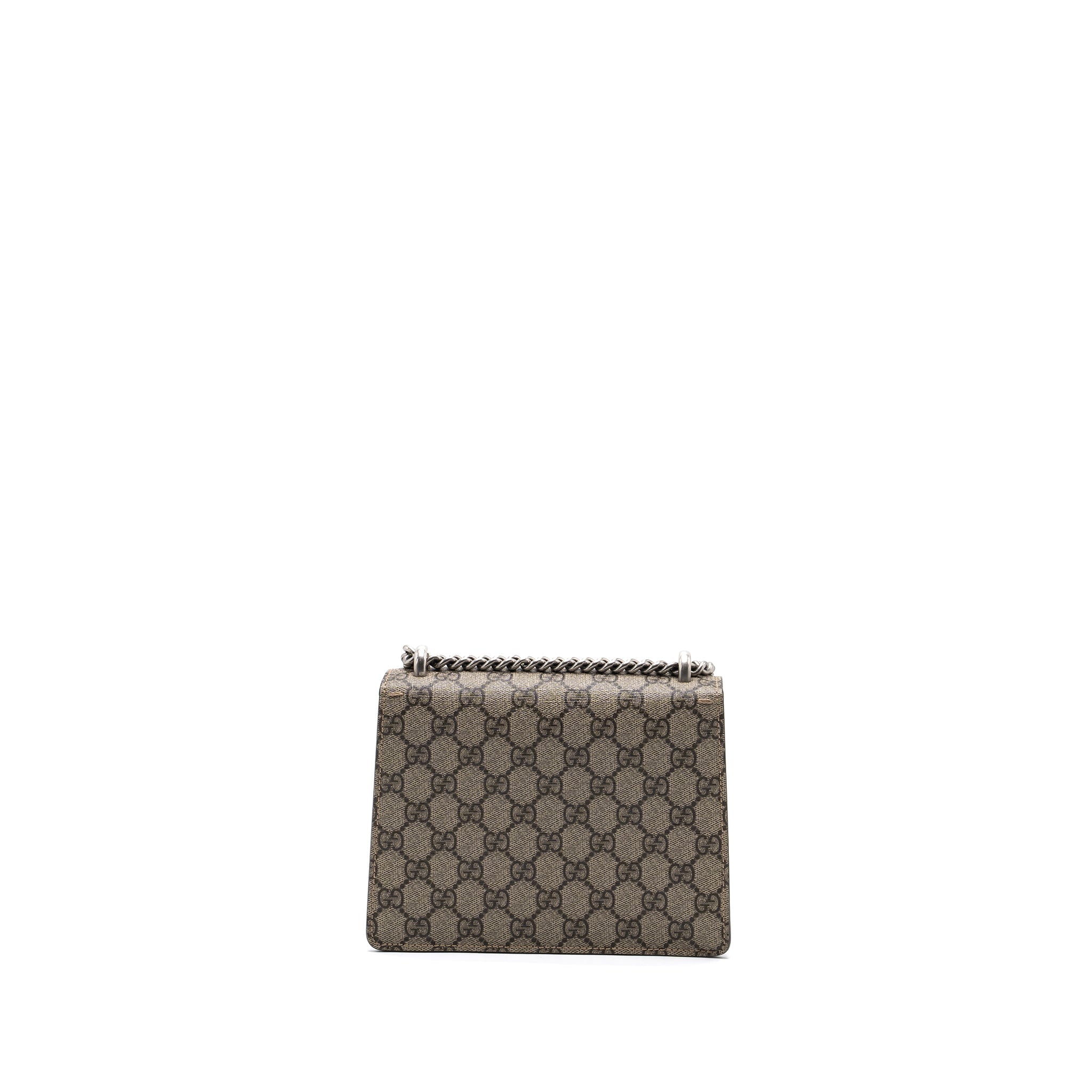 GUCCI DIONYSUS MINI BAG GG SUPREME CANVAS BEIGE SHW