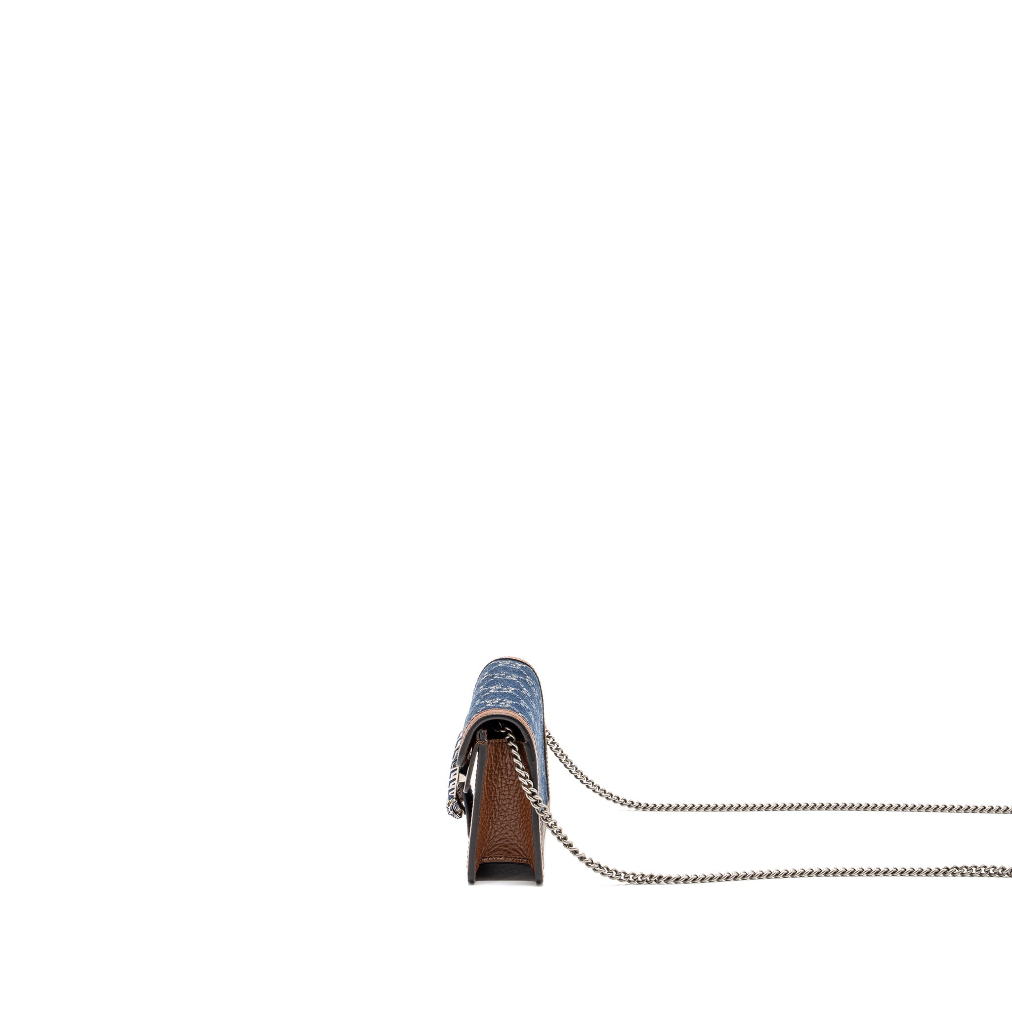 GUCCI DIONYSUS SUPER MINI BLUE DENIM/ LEATHER SHW