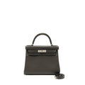 HERMES KELLY 28 EVERCOLOR VERT DE GRIS SHW