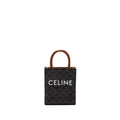 CELINE MINI VERTICAL CABAS TRIOMPHE CANVAS BROWN GHW