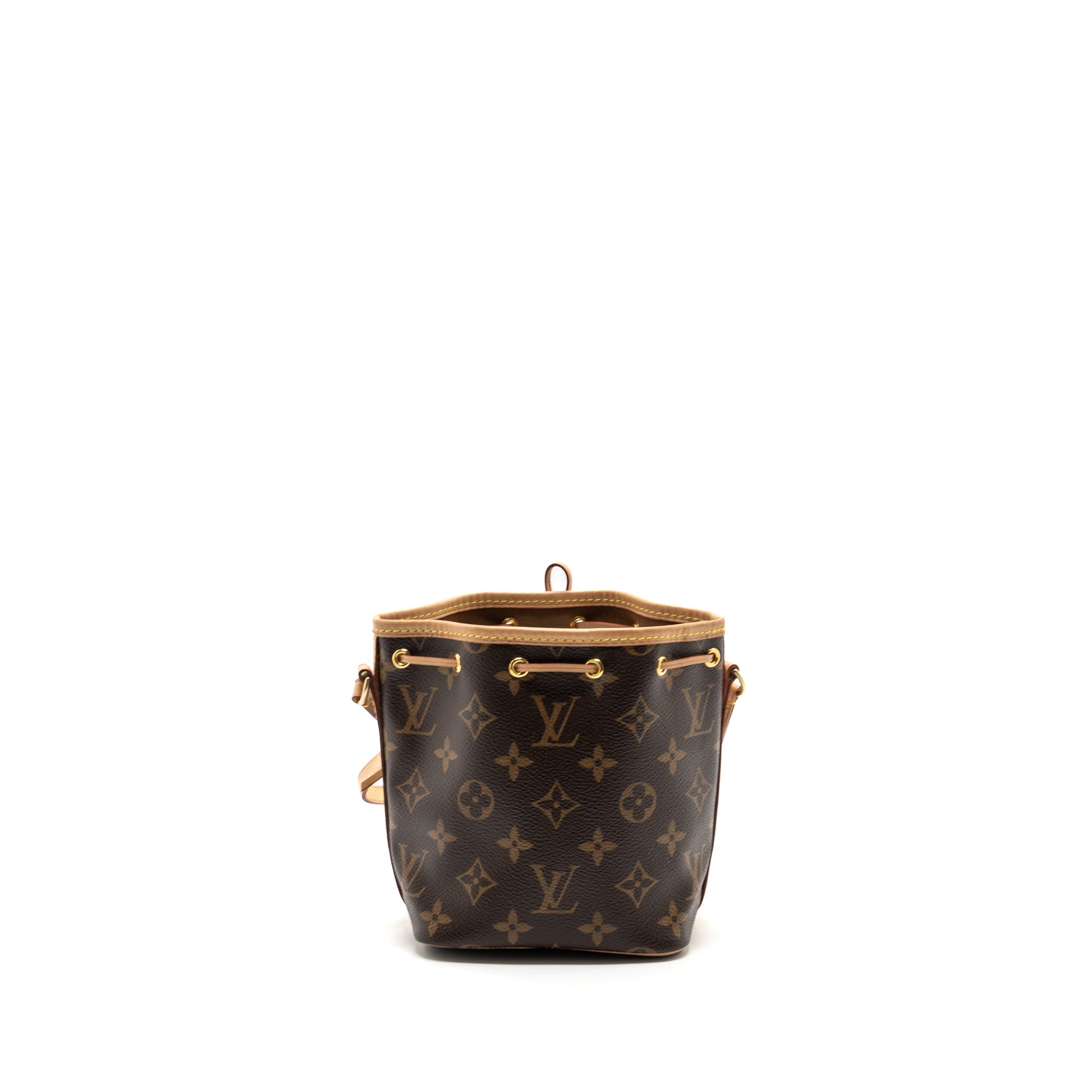 LOUIS VUITTON NANO NOE MONOGRAM CANVAS GHW