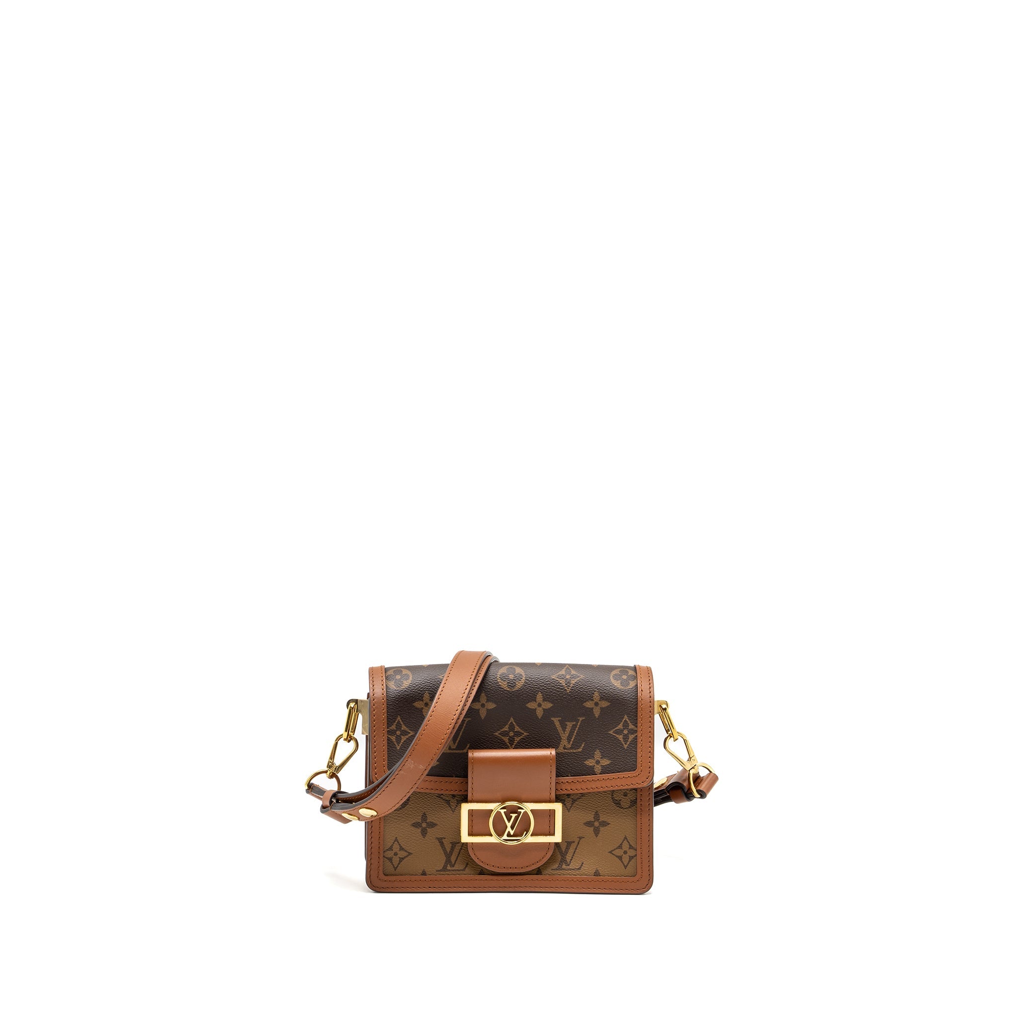 LOUIS VUITTON MINI DAUPHINE MONOGRAM CANVAS GHW