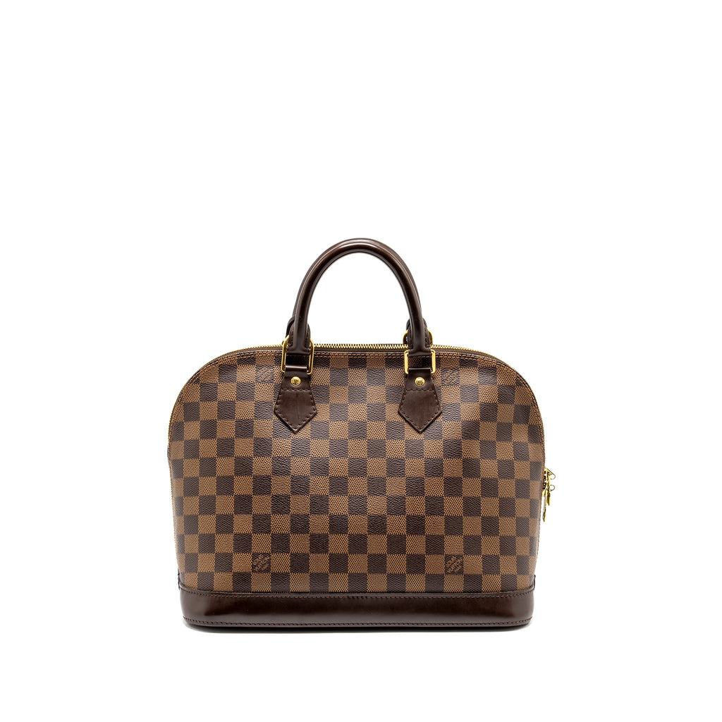 LOUIS VUITTON ALMA PM DAMIER EBENE CANVAS GHW