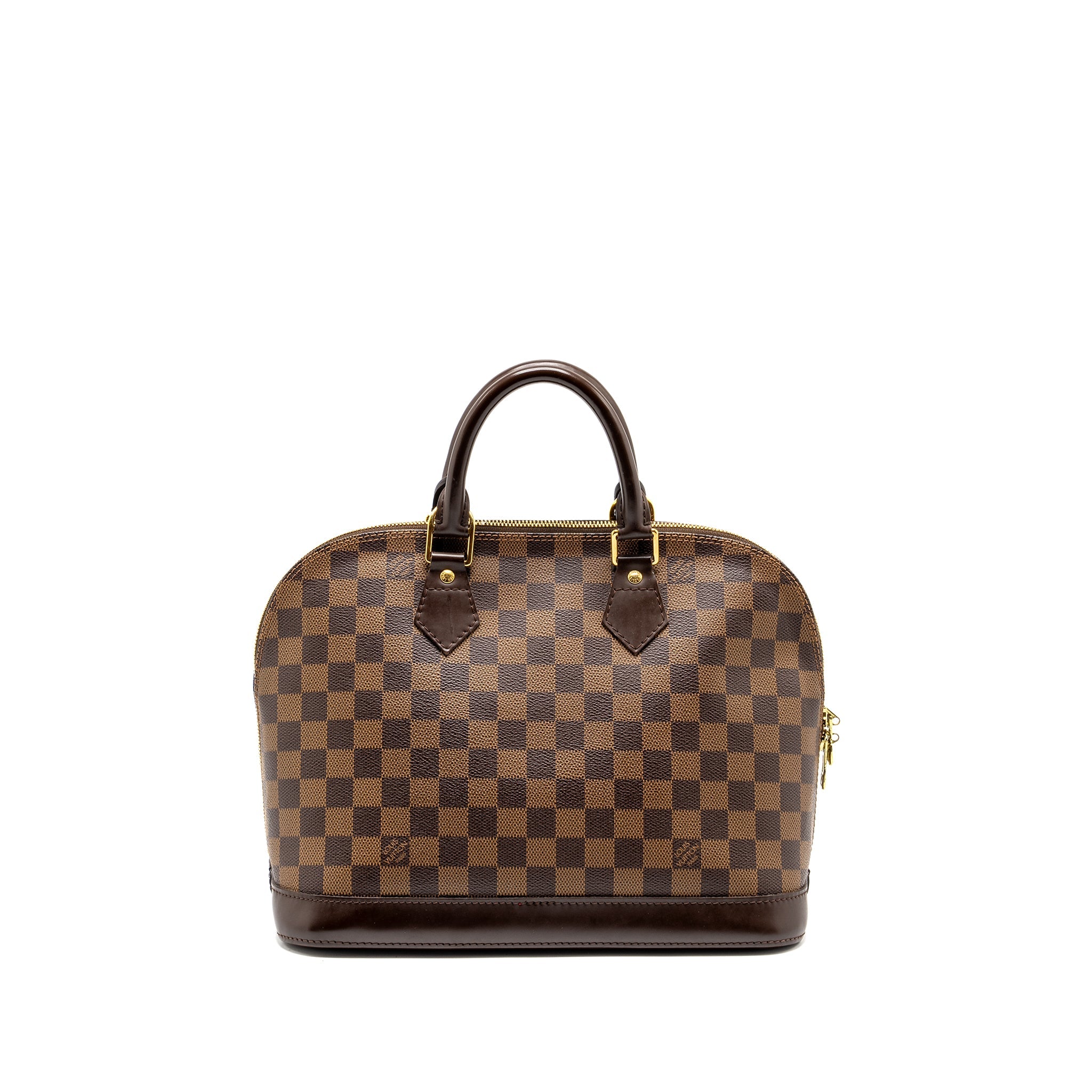 LOUIS VUITTON ALMA PM DAMIER EBENE CANVAS GHW