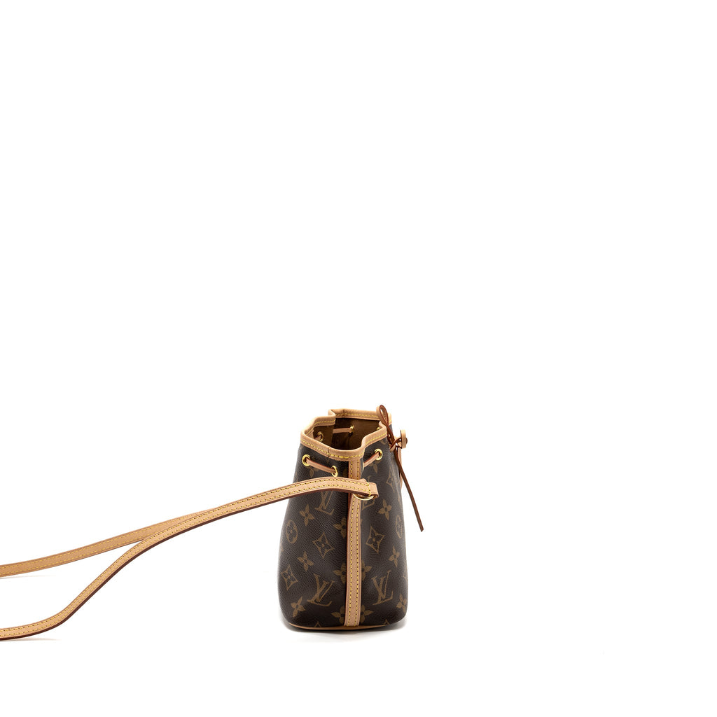 LOUIS VUITTON NANO NOE MONOGRAM CANVAS GHW