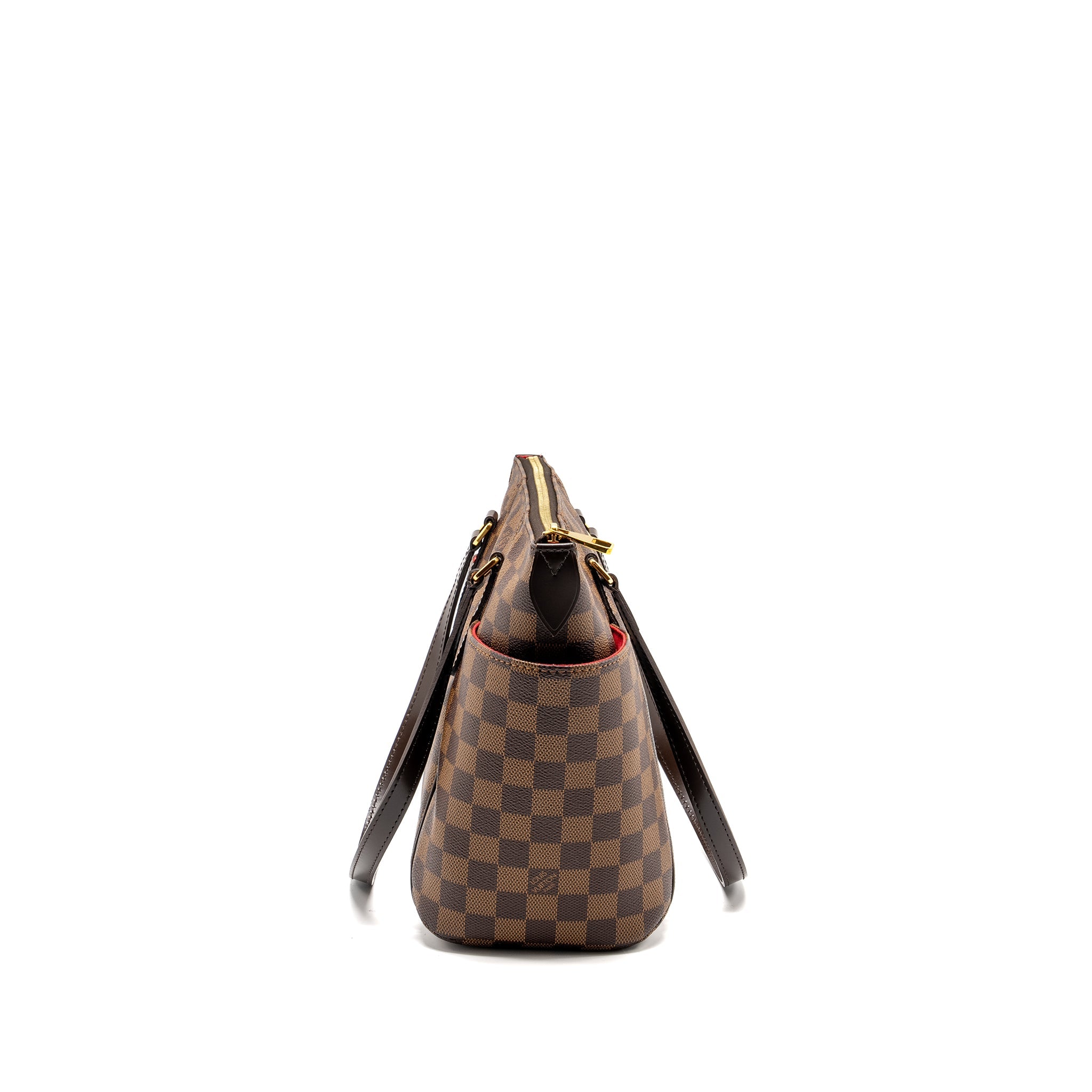 LOUIS VUITTON TOTALLY PM TOTE BAG DAMIER EBENE CANVAS GHW