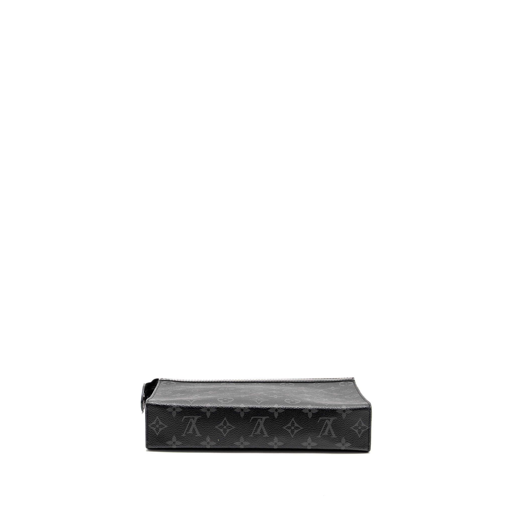LOUIS VUITTON POCHETTE VOYAGE MONOGRAM CANVAS BLACK SHW