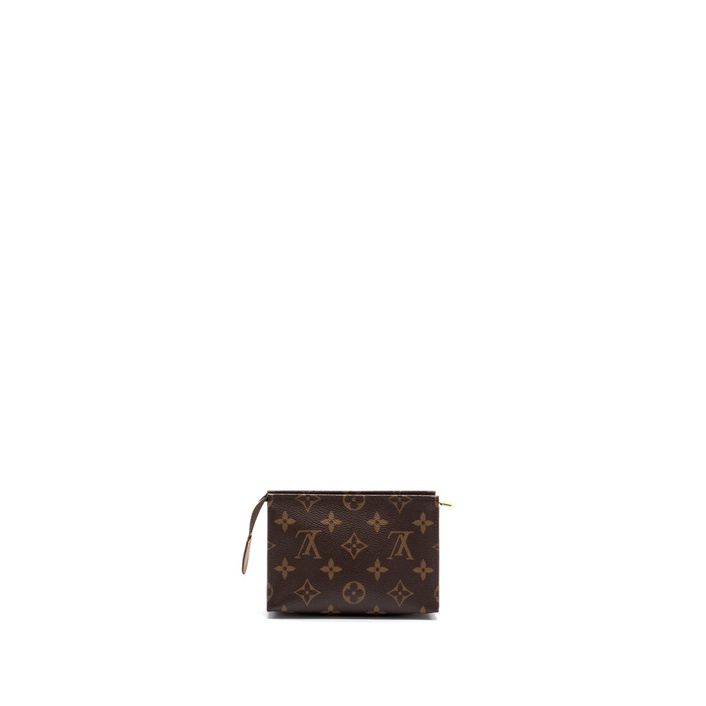 LOUIS VUITTON TOILETRY POUCH 15 MONOGRAM CANVAS GHW