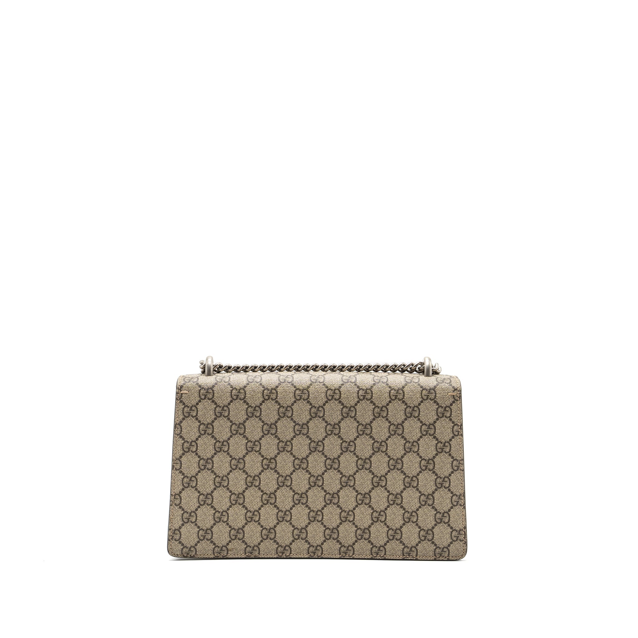 GUCCI SMALL DIONYSUS BAG GG SUPREME CANVAS / SUEDE SHW