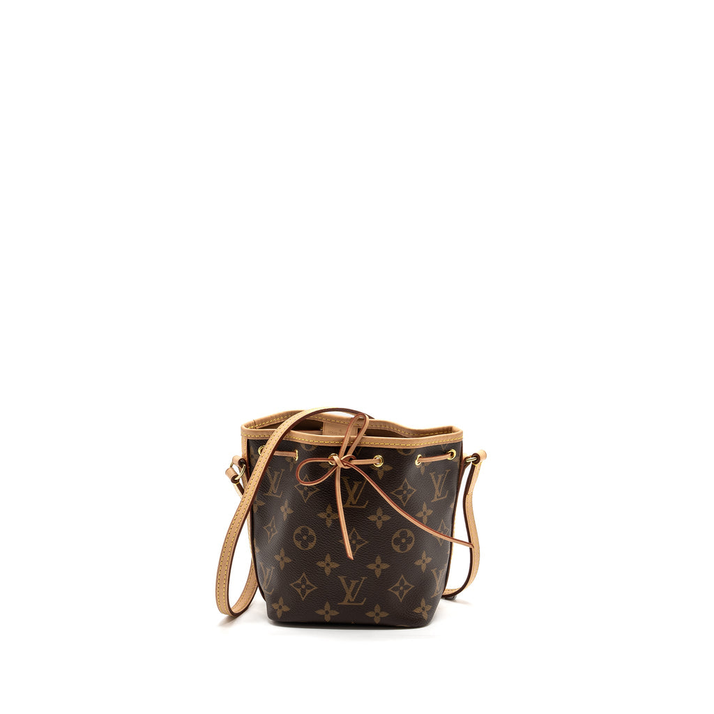 LOUIS VUITTON NANO NOE MONOGRAM CANVAS GHW