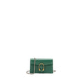 GUCCI DIONYSUS SUPER MINI LEATHER GREEN GHW