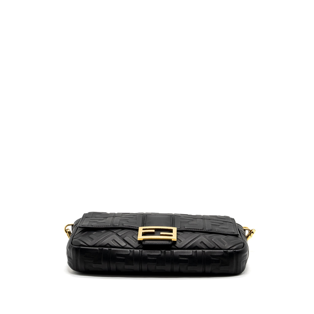 FENDI LARGE BAGUETTE BAG NAPPA BLACK GHW