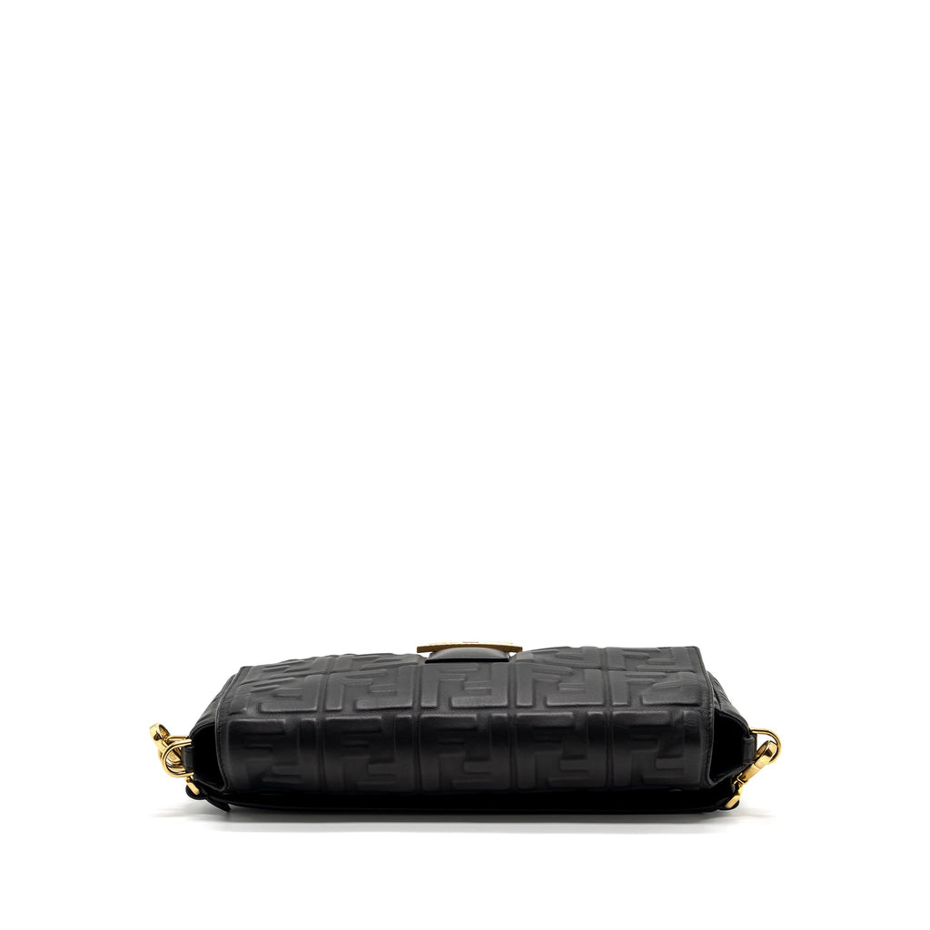 FENDI LARGE BAGUETTE BAG NAPPA BLACK GHW