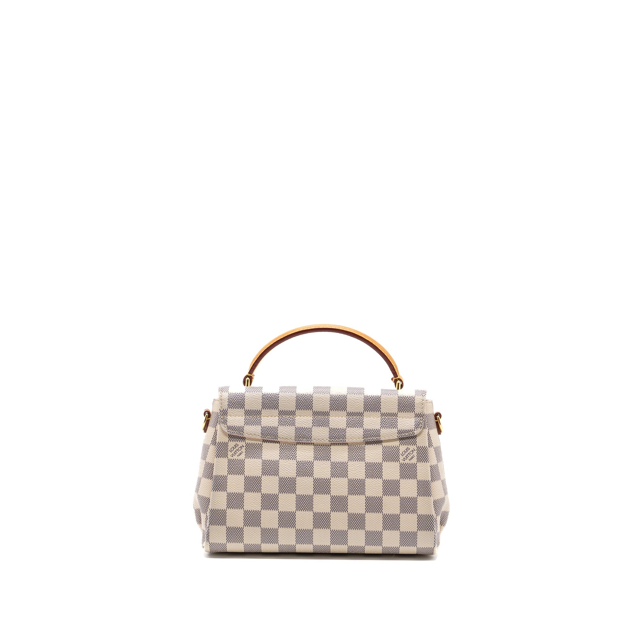 LOUIS VUITTON CROISETTE DAMIER AZUR CANVAS GHW