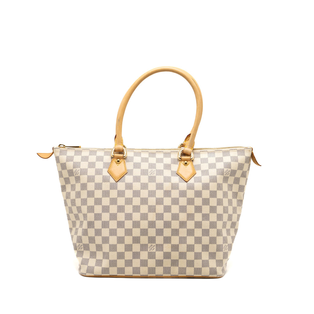 LOUIS VUITTON SALEYA MM DAMIER AZUR CANVAS GHW